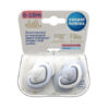 CANPOL BABIES silicone symmetrical soothers ROYAL BABY, 6-18m, 2 pcs, 22/651_blu