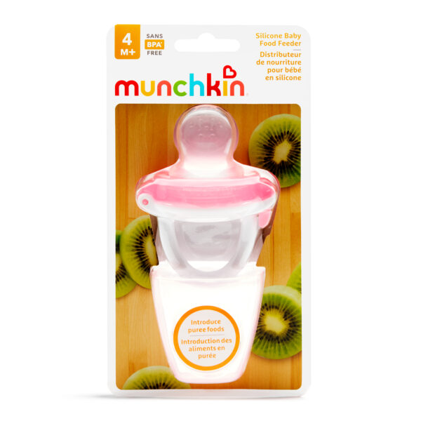 MUNCHKIN Baby Food Feeder, pink, 6m+, 91526P - Image 2