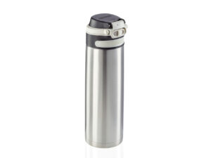 LEIFHEIT Termokrūze Flip 600ml sudraba krāsā