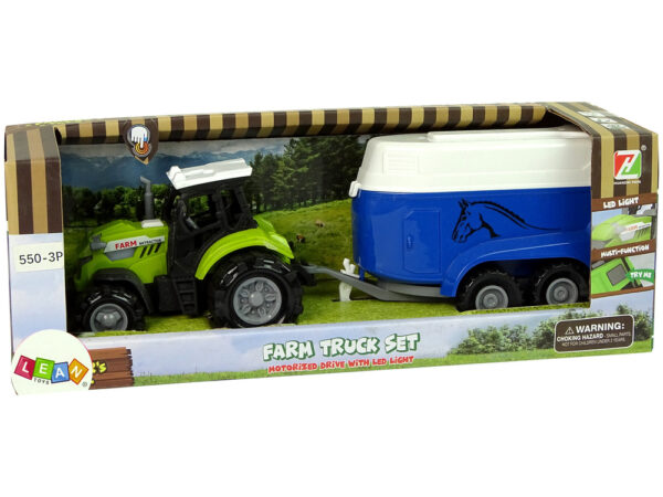Tractor with Horse Trailer Sound Green Farm - Image 5