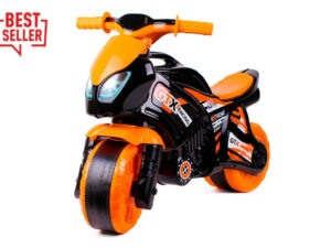 Motorcycle ride-on orange-black TechnoK 5767 p2