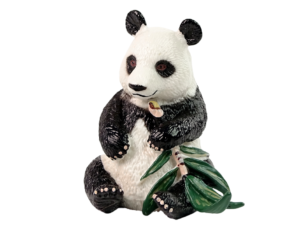 Collector's figurine Great Panda with bamboo