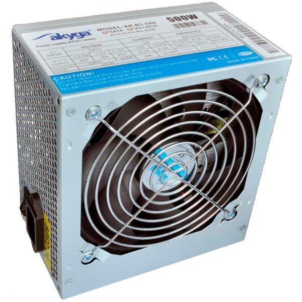 Akyga ATX Zdroj 500W Basic ventiláror 120mm P4 3xSATA PCI-E