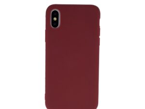 Mocco Ultra Slim Soft Matte 0.3 mm Silicone Case for Samsung Galaxy A21 Dark Red