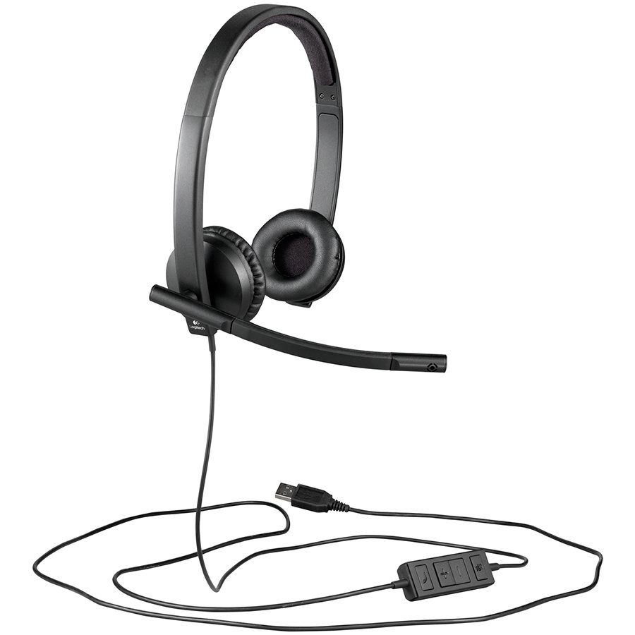 Logitech USB Headset H570e - N�hlavn� souprava - n�hlavn� - kabelov�