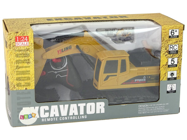 Vehicle Excavator R/C 1:24 Yellow - Image 6