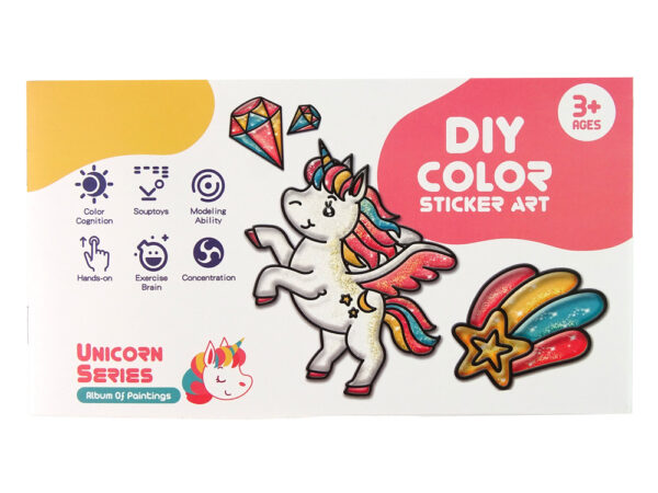 DIY Unicorn Furniture Window Stickers 8 Colours Glitter - Image 3