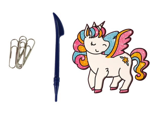 DIY Unicorn Furniture Window Stickers 8 Colours Glitter - Image 4