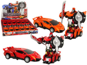 2in1 Robot Transformers Auto Set Red Blue HXSY03