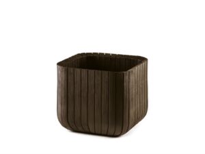 Puķu pods Cube Planter M brūns