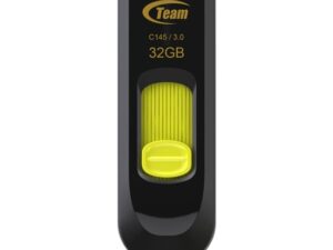 Team Group USB Flash Drive C145 - USB Type-A 3.2 Gen 1 - 32 GB - Black/Yellow