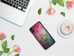 iKins SmartPhone case iPhone XS Max water flower black