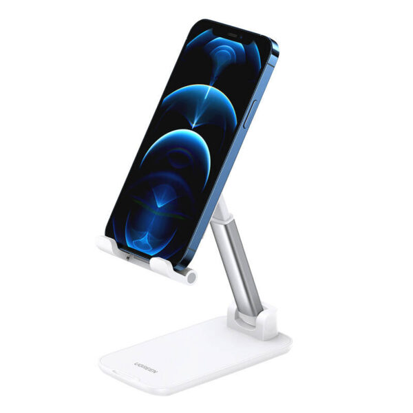 SUPORT Telefon Ugreen, "LP373" pt. SmartPhone, fixare pe birou, universal cu unghi reglabil, alb "20434" - 6957303824342