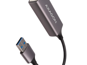 ADE-TR Karta sieciowa Gigabit Ethernet adapter, USB-A 3.2 Gen 1, instalacja automatyczna, metalowy, tytanowa szarość