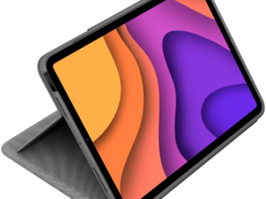 Logitech Folio Touch - Tangentbord och foliefodral - med pekdyna - bakgrundsbelyst - Apple Smart connector - QWERTY - brittisk - oxford-gr� - f�r Apple 10.9-inch iPad Air (4:e generation, 5:e generation)