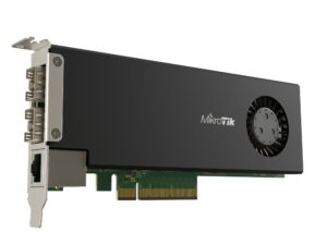 MikroTik CCR2004-1G-2XS-PCIe, PCIe 3.0 karta, 1 Gbit LAN, 2x SFP28