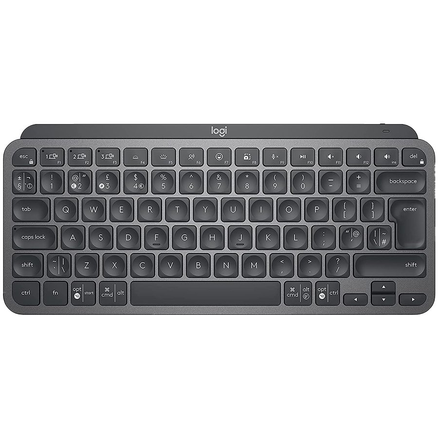 LOGITECH MX Mechanical Mini Bluetooth Illuminated Keyboard - GRAPHITE - US INTL - TACTILE, "920-010780" (timbru verde 0.8 lei)