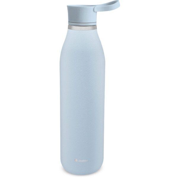 Termopudele CityLoop Thermavac eCycle Water Bottle 0.6L, pārstrādāta nerūs. tērauda / gaiši zila