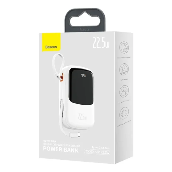 Baseus Qpow PRO Powerbank  with cable 20000mAh / 22.5W - Image 8