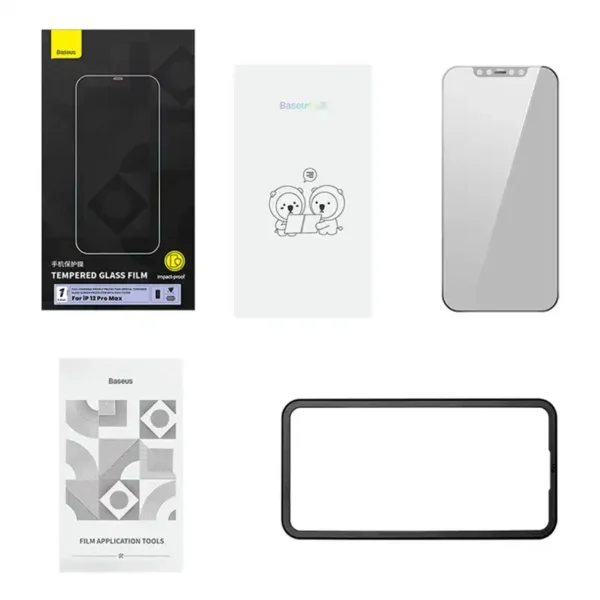 Tempered glass 0.3mm Baseus for iPhone 12 Pro Max - Image 4