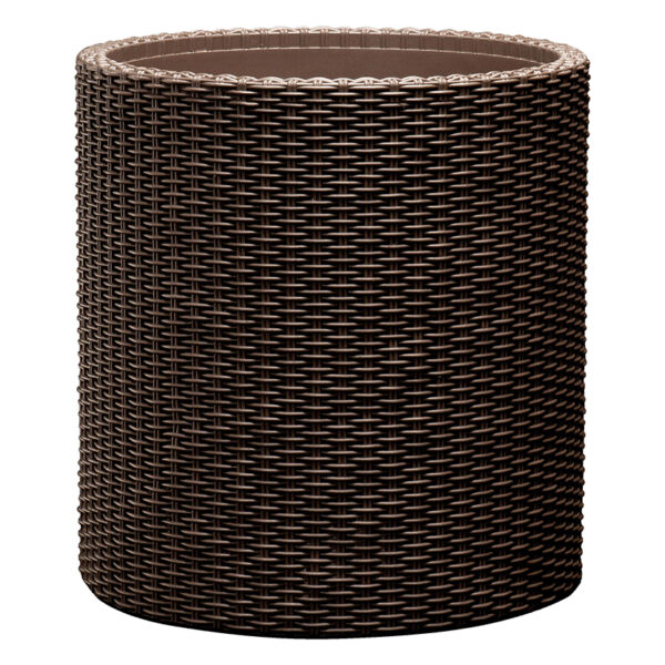 Puķu pods Large Cylinder Planter brūns