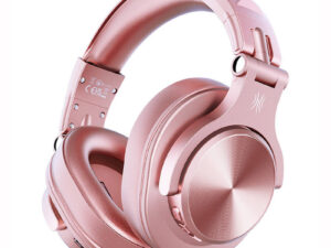 Casca OneOdio wireless, cu fir, tip over ear, multimedia, DJ, conectare prin BT 5.2 | Jack 3.5 mm | Jack 6.35 mm, difuzor 40 mm, impedanta 32 Ohm, 650 mAh, roz "Fusion-A70-Pink" (timbru verde 0.8lei)