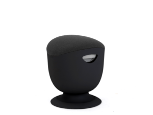 Up Up Seul ergonomic balance stool Black, D48 Black (Dark Grey) fabric