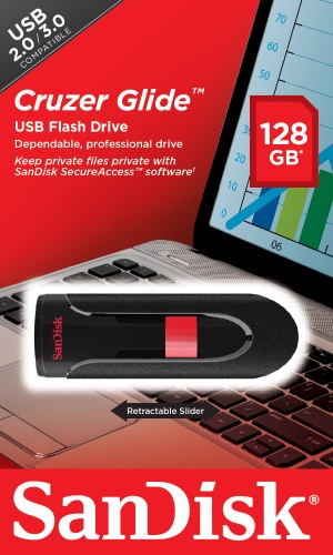 SanDisk Cruzer Glide - USB flash-enhet - 128 GB - USB 2.0 - Image 8