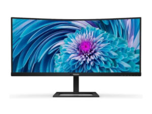 Philips | UltraWide LCD Monitor | 346E2CUAE | 34  " | VA | WQHD | 21:9 | 100 Hz | 4 ms | 3440 x 1440 | 300 cd/m² | HDMI ports quantity 1 | Black | Warranty 36 month(s)
