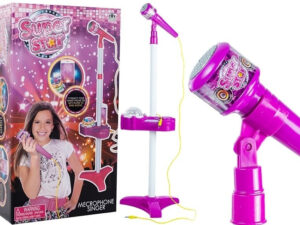 Microphone with a Stand and MP3 Pad Projector