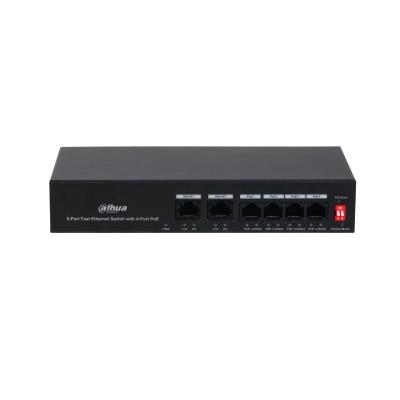 Commutator DAHUA Switch||PFS3006-4ET-36|PoE ports 4|36 Watts|DH-PFS3006-4ET-36