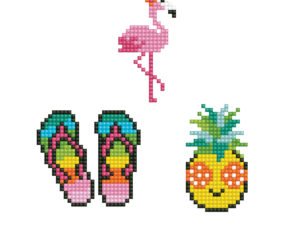 DIAMOND DOTS creativity set diamond painting HOLIDAY, 3 stickers, DTZ12.029