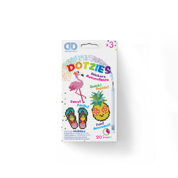 DIAMOND DOTS creativity set diamond painting HOLIDAY, 3 stickers, DTZ12.029 - Image 2