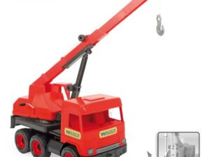Dźwig czerwony 38 cm Middle Truck w kartonie