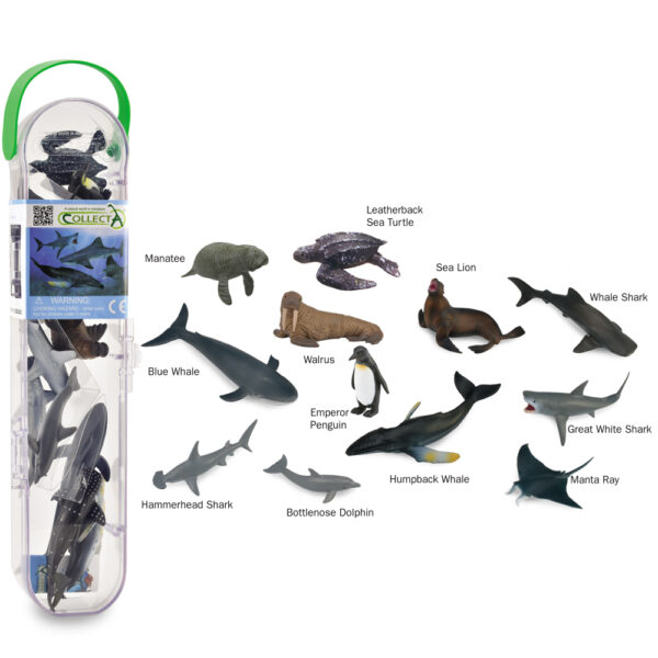 COLLECTA Box of Mini Sea Animals-1, A1107