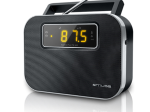 Muse | M-081R | Alarm function | 2-band PLL portable radio | Black