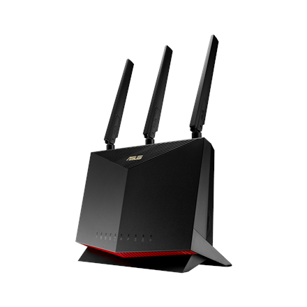 Wireless Router|ASUS|Wireless Router|2600 Mbps|Wi-Fi 5|USB 2.0|1 WAN|4x10/100/1000M|Number of antennas 4|4G-AC86U