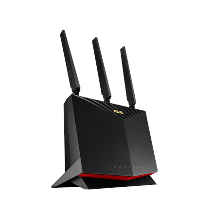 Wireless Router|ASUS|Wireless Router|2600 Mbps|Wi-Fi 5|USB 2.0|1 WAN|4x10/100/1000M|Number of antennas 4|4G-AC86U - Image 2