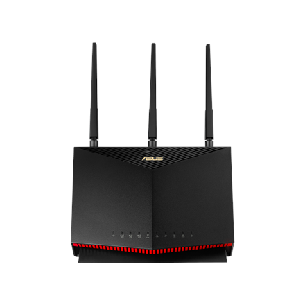 Wireless Router|ASUS|Wireless Router|2600 Mbps|Wi-Fi 5|USB 2.0|1 WAN|4x10/100/1000M|Number of antennas 4|4G-AC86U - Image 3