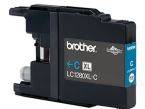 Brother LC1280XLC - cyan - original - ink cartridge
