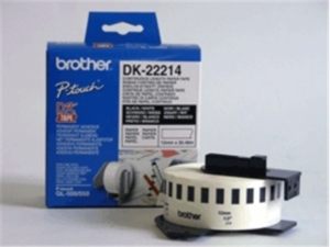 Brother DK-22214 - thermal paper - Roll (1.2 cm x 30.5 m)