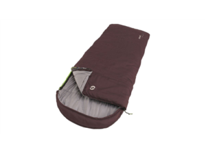Campion Lux-Aubergine Sleeping Bag - Left OUTWELL