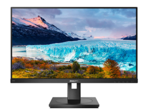 Philips S-line 242S1AE - LED-sk�rm - 24" - 1920 x 1080 Full HD (1080p) @ 75 Hz - IPS - 300 cd/m� - 1000:1 - 4 ms - HDMI, DVI-D, VGA, DisplayPort - h�gtalare - svart med struktur