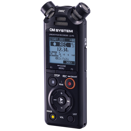 OM System audio recorder LS-P5, black