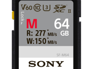Sony | 64GB SF-M Series SDXC Class10 UHS-II U3 V60 Tough Memory Card | 64 GB | SDXC | Flash memory class 10