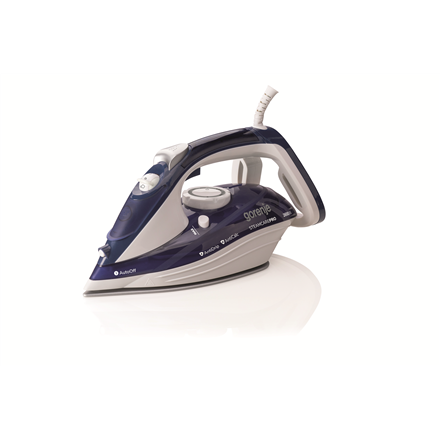 Gorenje | Steam Iron | SIH2600BLC | Steam Iron | 2600 W | Water tank capacity 350 ml | Continuous steam 30 g/min | Steam boost performance 95 g/min | Blue/White - Image 4