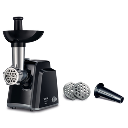 TEFAL gaļas mašīna,1400W, līdz 1,7kg/min ,melna-sudraba