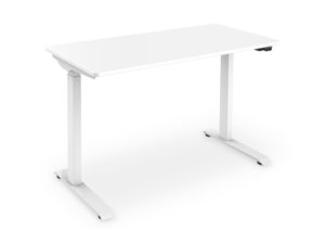 Electric Height Adjustable Desk | 73 - 123 cm | Maximum load weight 50 kg | Metal | White