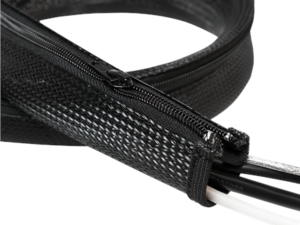 MANSON protectie cabluri LOGILINK, cu fermoar, diametru 35mm, 2m, negru, "KAB0049"