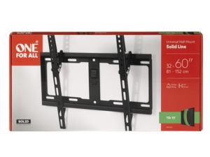 Universal TV Wall Mount ONE FOR ALL TV BRACKET, SOLID TILT, VESA 400 GLOBAL / WM4421
